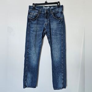 Wrangler Retro Men's Slim Straight 30×32 Blue Jeans